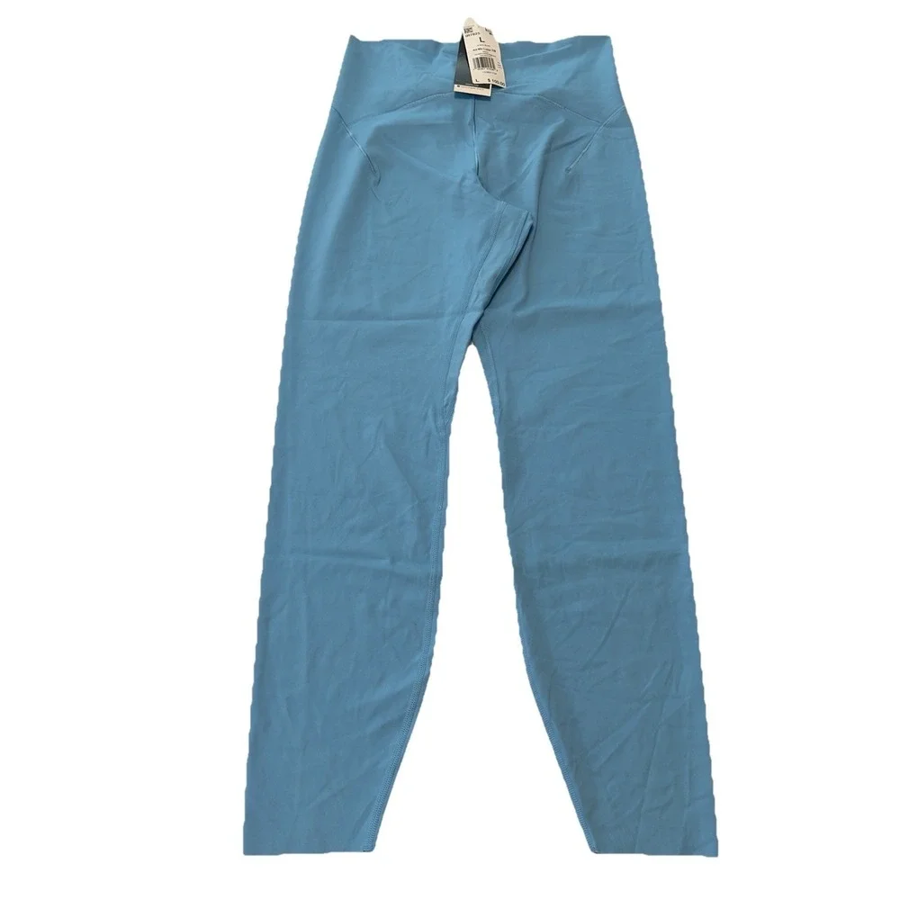 Adidas All Me‎ Luxe 7/8 Length High-Rise Leggings Blue Women's IR7925 Large